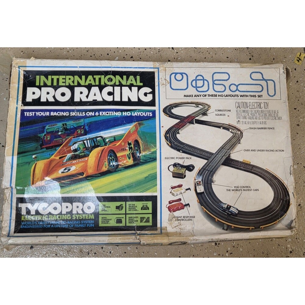 Vintage Tyco pro Electric Racing System International Pro Racing # 8105 HO TYCO